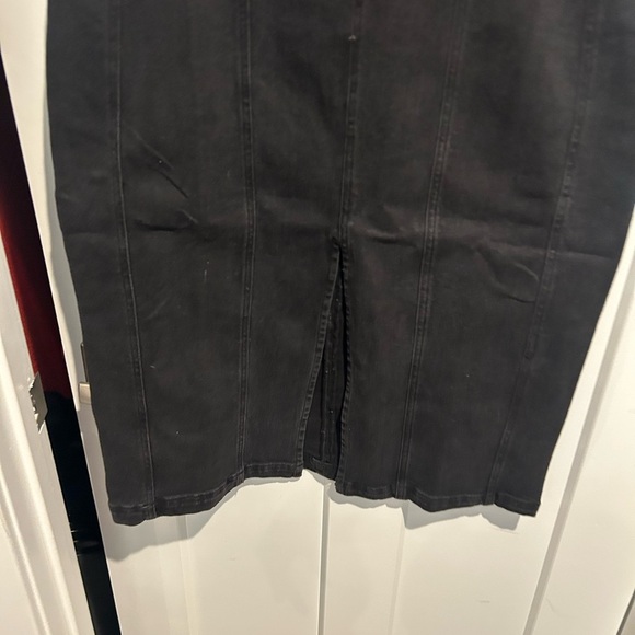 NWT Sofia V Black Sleeveless Jeans dress Size 10 - Picture 3 of 7